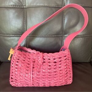 Fossil 1954 Barbie Pink Genuine Leather Handbag 75082